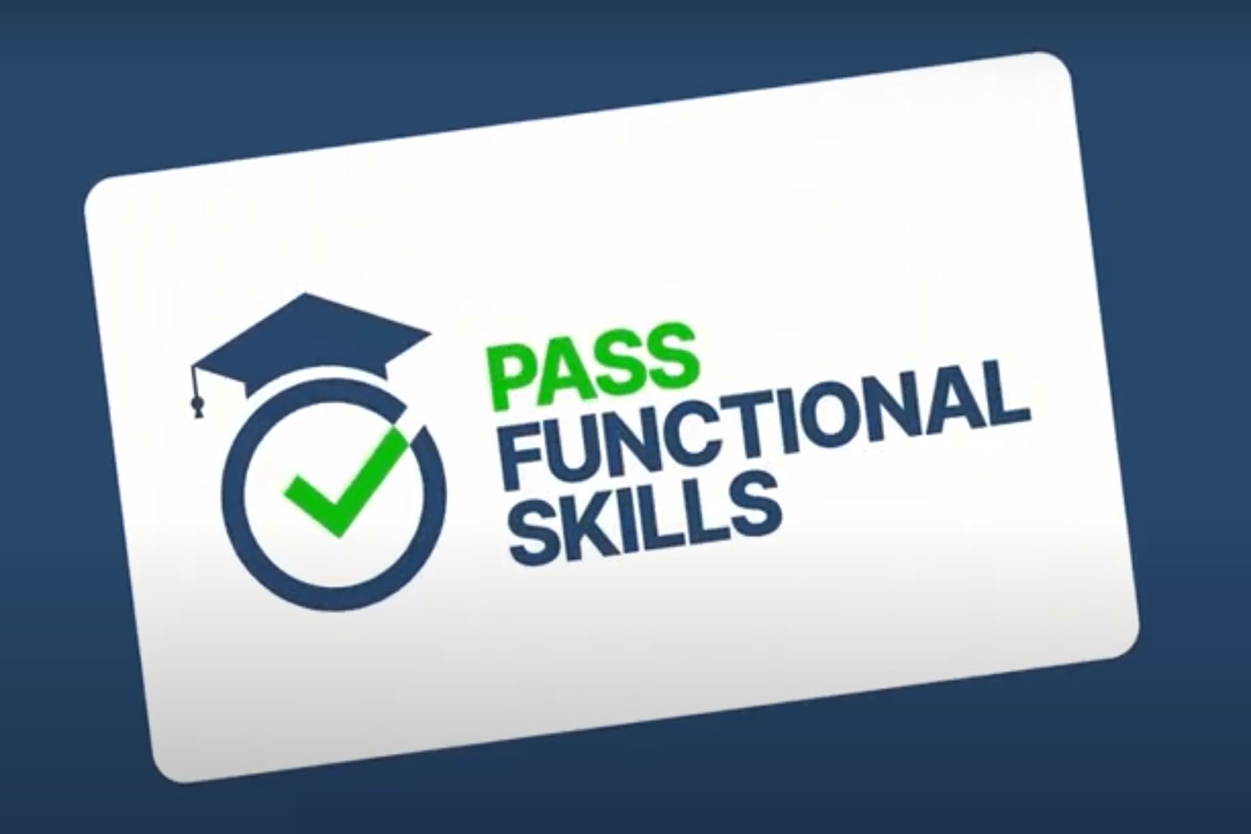 Pass functional skills logo