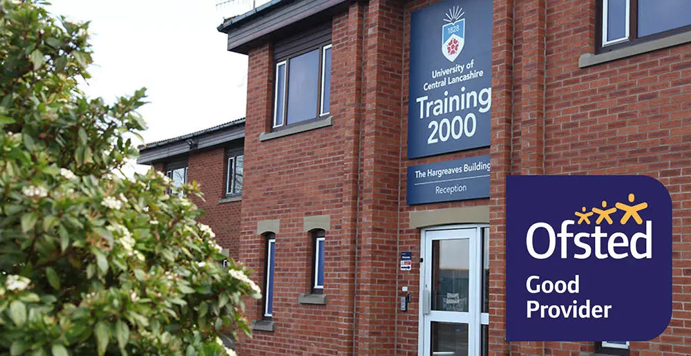 Hargreaves building with Ofsted logo